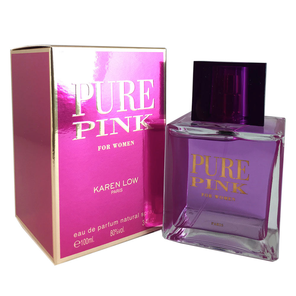 Pure Pink for Women by Karen Low 3.4 oz Eau de Parfum Spray